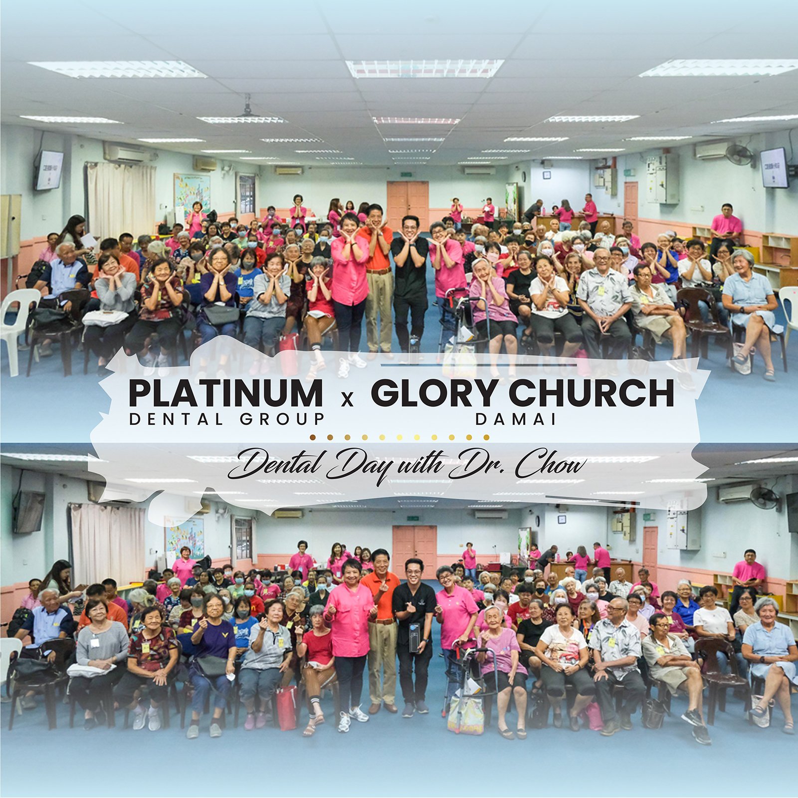 Platinum Dental community dental screening at Glory Church