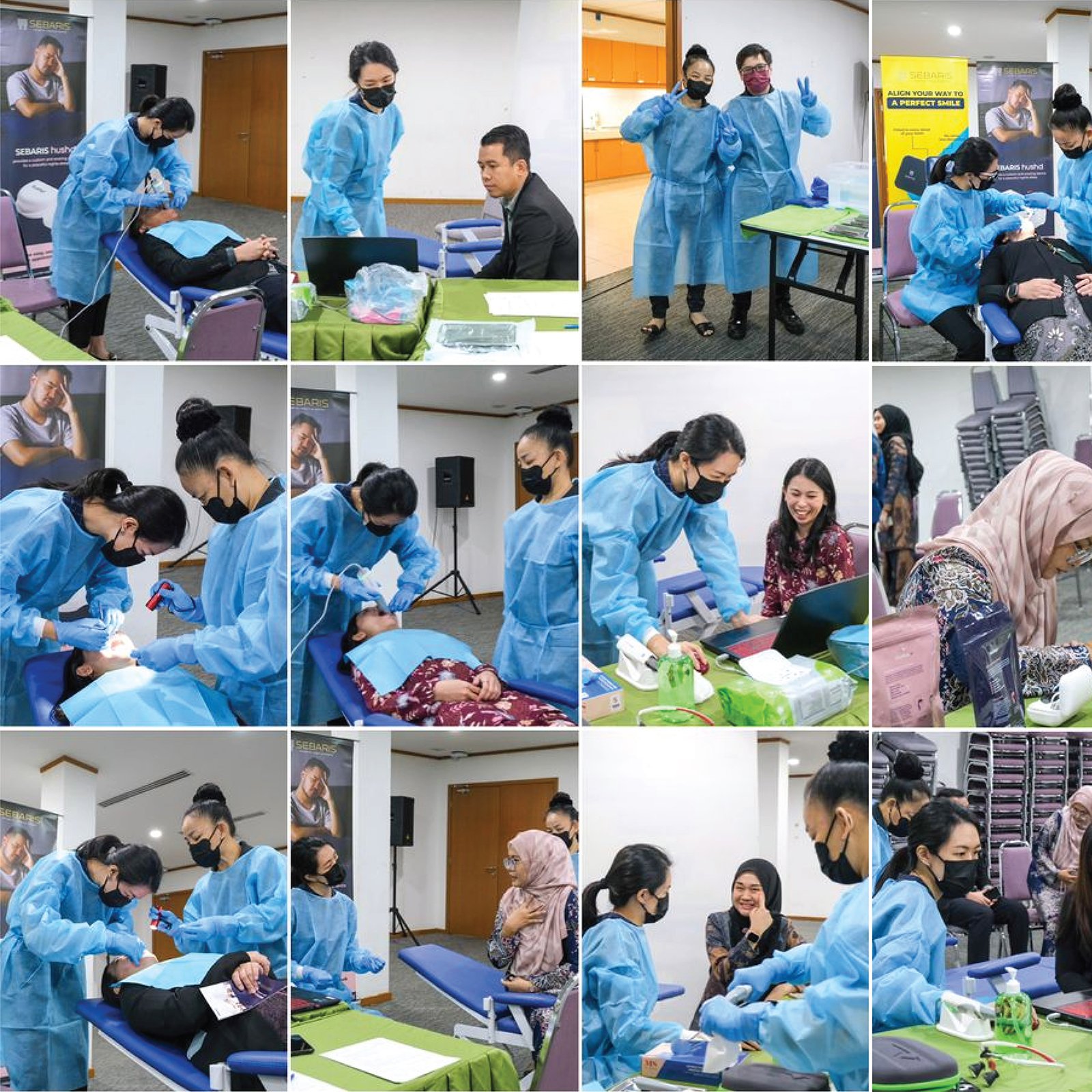 Platinum Dental corporate event with PERKESO