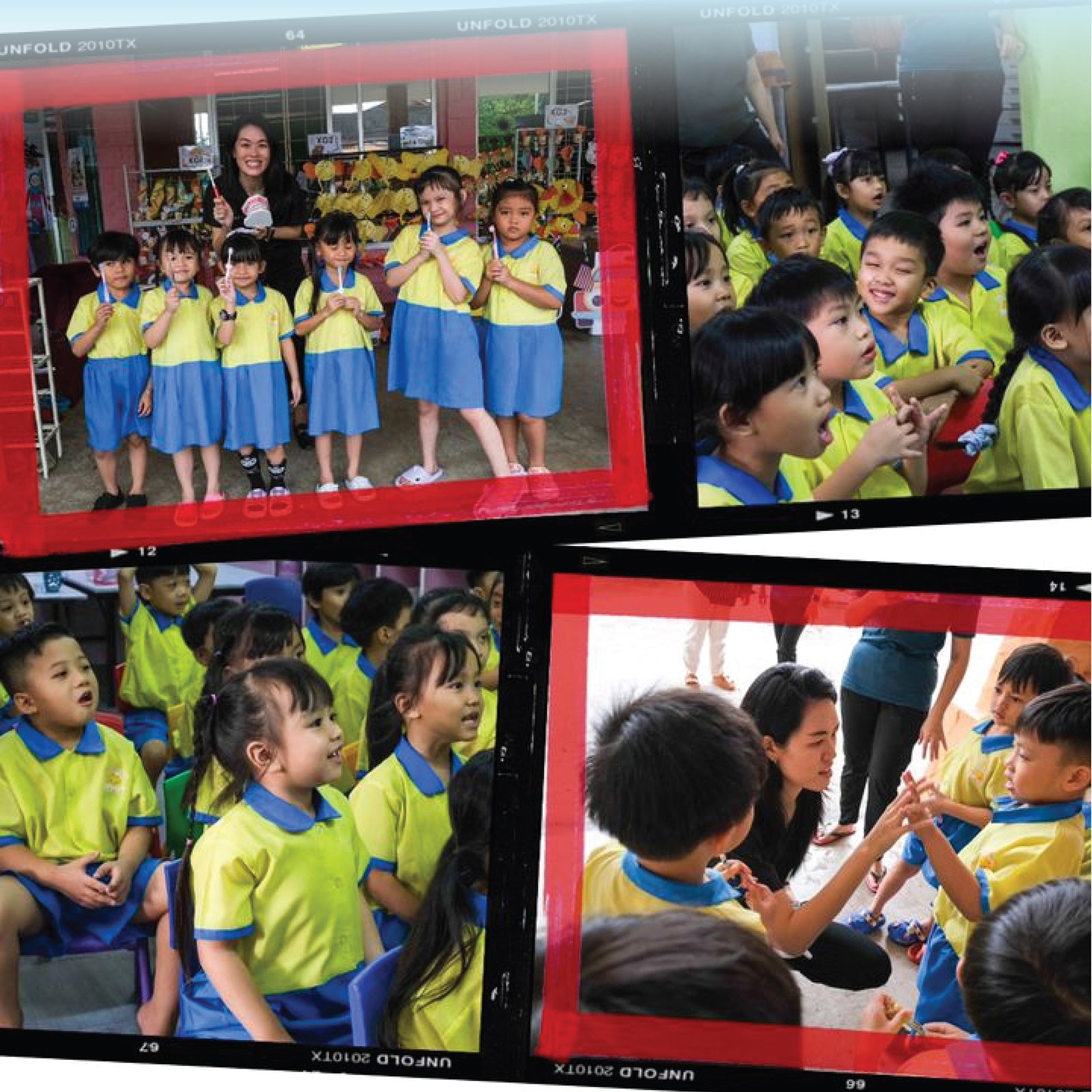 Community dental day with children